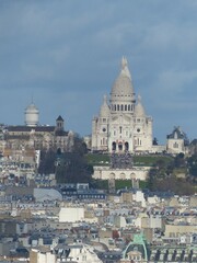 Fototapeta na wymiar Cathédrale du Sacré-Coeur Paris Montmartre