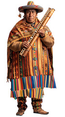 Radiant Andean Musician