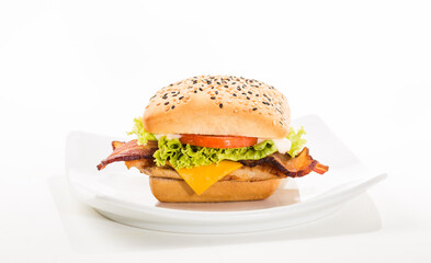 Cheese frango com bacon