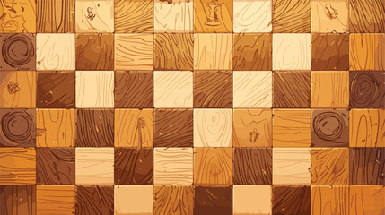Chess board. Vector illustration game of chess chec - obrazy, fototapety, plakaty