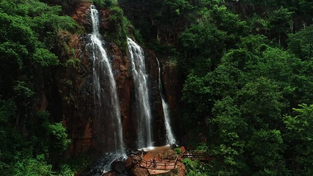 Roseira Waterfall, Brotas, S&atilde;o Paulo, Brazil