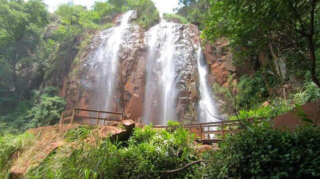 Roseira Waterfall, Brotas, S&atilde;o Paulo, Brazil