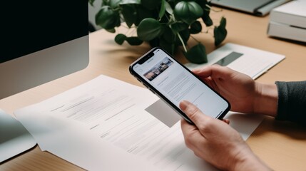 Modern Business Efficiency: Using OCR and AI Technologies for Seamless Document Management on Mobile Devices. Optical Character Recognition technology, Document Scanning With Mobile App