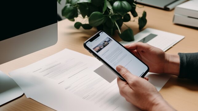 Modern Business Efficiency: Using OCR and AI Technologies for Seamless Document Management on Mobile Devices. Optical Character Recognition technology, Document Scanning With Mobile App