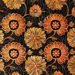 A traditional Javanese batik motif inspired