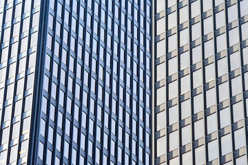 The abstract architecture of modern skyscraper in Toronto, Canada