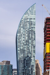 Obraz premium Exterior architecture of the L Tower skyscraper in downtown Toronto, Canada
