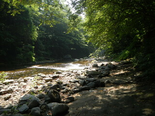 三方倉山 二口峡谷自然歩道 名取川