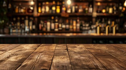 wooden bar