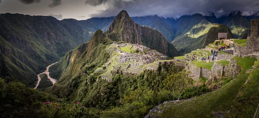 Crédence de cuisine en verre imprimé Machu Picchu Machu Pichu