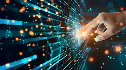 Title: "Digital Icon"

Art Description: Hands holding digital icons symbolizing advanced themes against a blurred background, conveying sophistication and innovation.