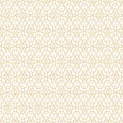Golden laced abstract mosaic  pattern on white  background - obrazy, fototapety, plakaty
