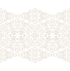 Golden border ornament,  on white background, ornamental decor