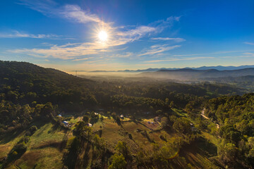 Asheville NC Smokey Mountains Morning