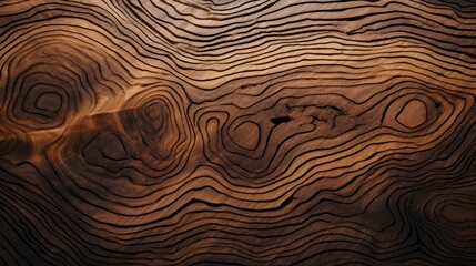 Delve into the organic warmth of a wooden cut texture. Ai Generated