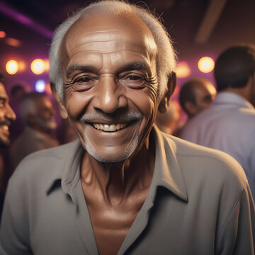 Happy Elderly. Image AI
