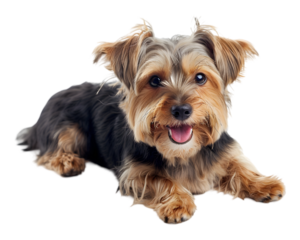 Milo dog on white transparent background