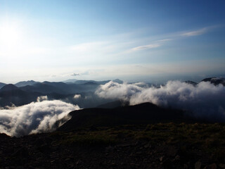 船形山山頂からの景色