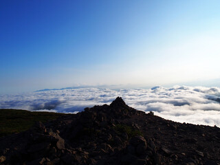 船形山山頂の雲海