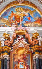 Der Hochaltar des Innsbrucker Doms (Tirol, Österreich)