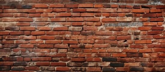 A close-up photo of a brick wall revealing a small hole in the structure