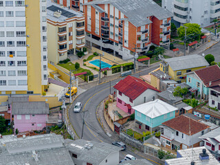 Prédios da área central de Bento Gonçalves, Rio Grande do Sul. Brasil.