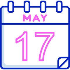 17 May Vector Icon Design