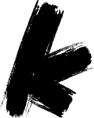 Japanese calligraphy “k” alphabet.Vector illustration. Handwritten alphabet.uppercase letter k,  handwritten letters k