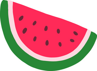 watermelon vector illustration