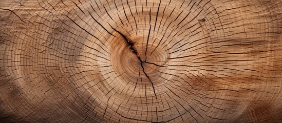 Detailed view of a thick tree trunk showing a prominent knot on its surface, highlighting the...