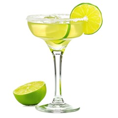 cocktail with lime