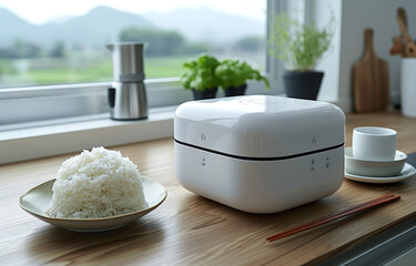 Rice Dispenser: Inventive and Neat with Futurism Effect