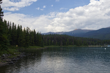Rolling Clouds over Maligne Lake