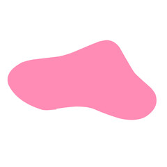 pink blob shape 