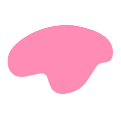pink blob shape 