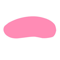 pink blob shape 