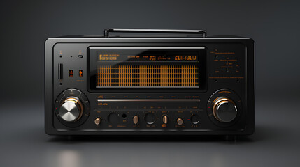 Radio Commercial template 3d