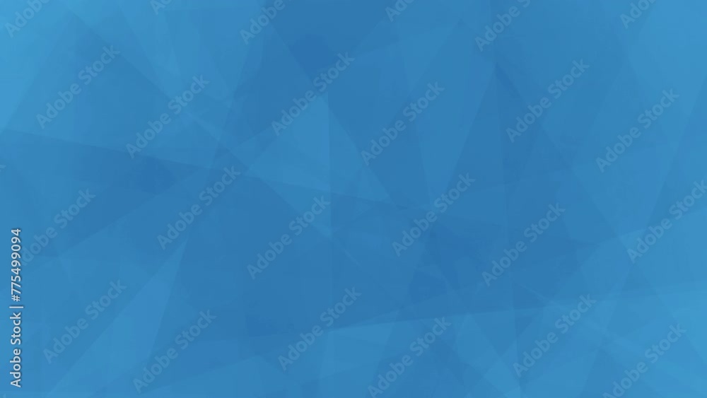 Poster mesmerizing abstract blue geometric rotation: a dynamic 4k animation of rotating triangles on a blue