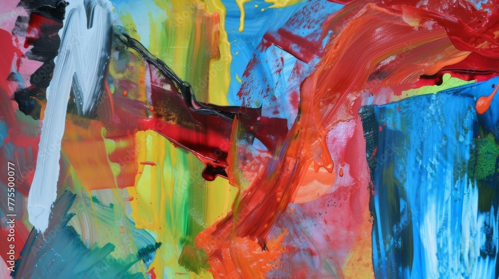 Poster abstract chaotic patterns with oil paints in grunge style with mirror reflection ::3 latex ::3 wet p