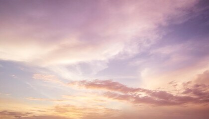 Fototapeta na wymiar purple sky background with white cloud fantasy cloudy sky with pastel gradient color nature abstract image use for backgroung