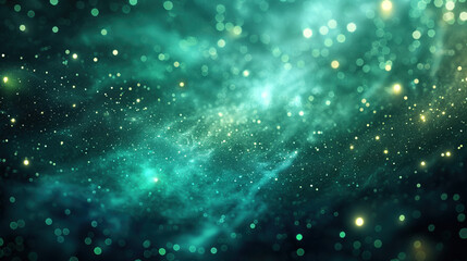 Fototapeta premium green background with stars