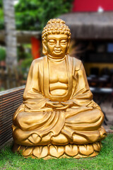Buddhism Golden Buddha Statue