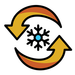 Refrigeration Cycle Icon