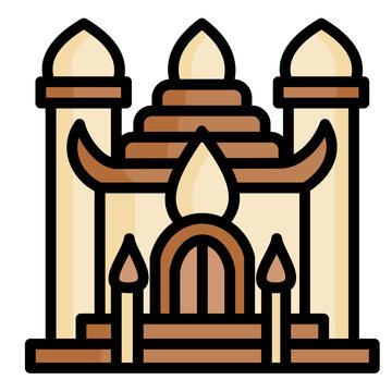 recommend clip art: Angkor Wat Icon