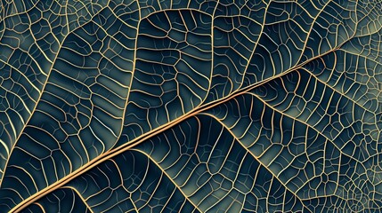 Create a mesmerizing pattern inspired by nature, such as the intricate details of a leaf or a...