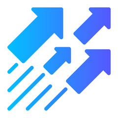 arrows gradient icon