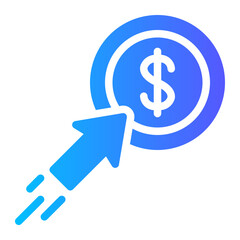 cost per click gradient icon