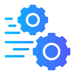 cogwheel gradient icon