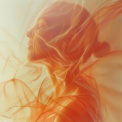 Apricot Sustainable Design Cinematic Photography Mysterious Duotone and Gradient Mesh ,