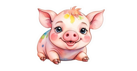 pig cartoon illustration